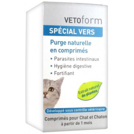 Vetoform Special Vers Vermifuge Pour Chat The Breeder S Shop