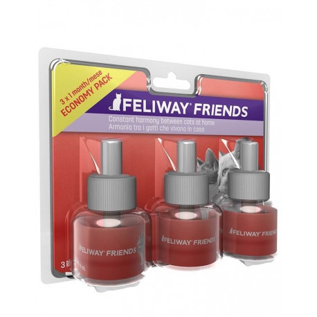 feliway friends pack de 3 recharges 48ml